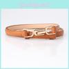 Fashion Womens Pu Leather Waist Belt With Silver Alloy Buckle For Elegant Outfits