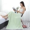Extra Large Coral Fleece Bath Towel 90x180cm - Versatile Wrap for Bath, Sofa, or Nap.