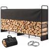 Galvanized Steel Indoor and Outdoor Gate with Oxford 600D Cover and Bag, 500 kg Capacity, Black