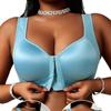 Large Front Breasted Smooth Vest Style Bra for Women, Sports Bra with Gathered and Gathered Accessory Breasts To Prevent Sagging and Wrap Around