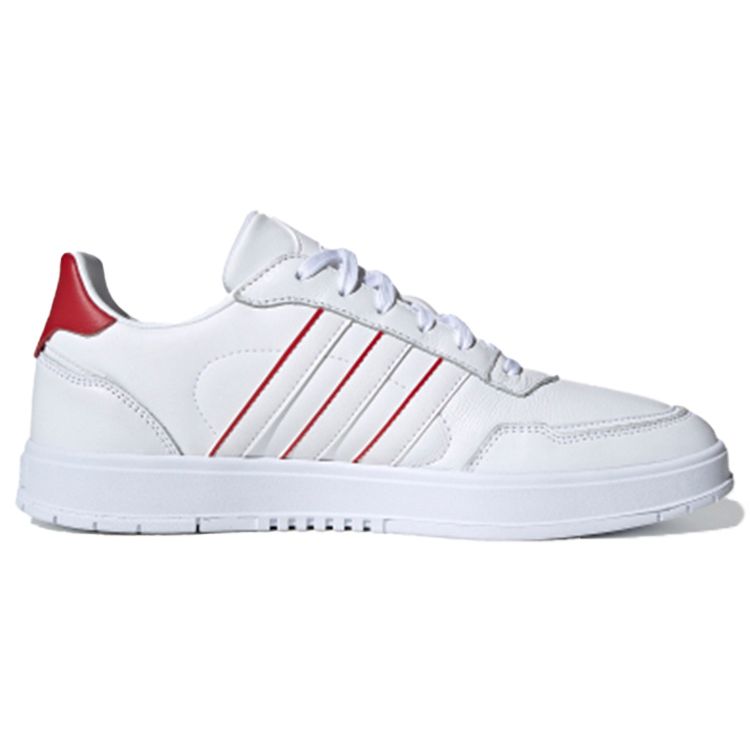 Adidas Neo Courtmaster Synthetic Leather Balance Low-Top Skate Shoes Men Sneakers White Red G55069