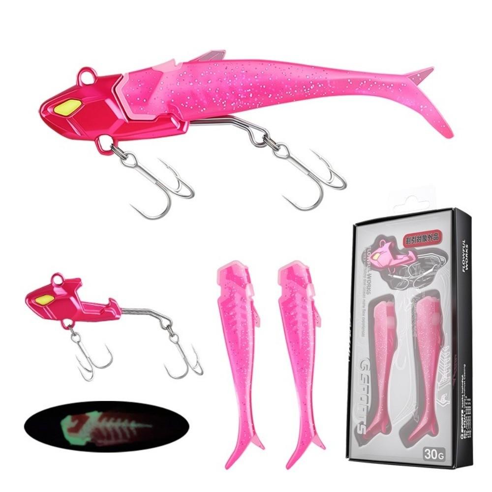 Glow In The Dark Soft Fishing Lures Soft Material Jigging Baits Swimbait Lures Sea Fishing
