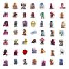 50PCS  Stylish Star Wars Animation Design Decal DIY Diary Laptop Luggage Skateboard Graffiti Decals Fun for Kid Playthings