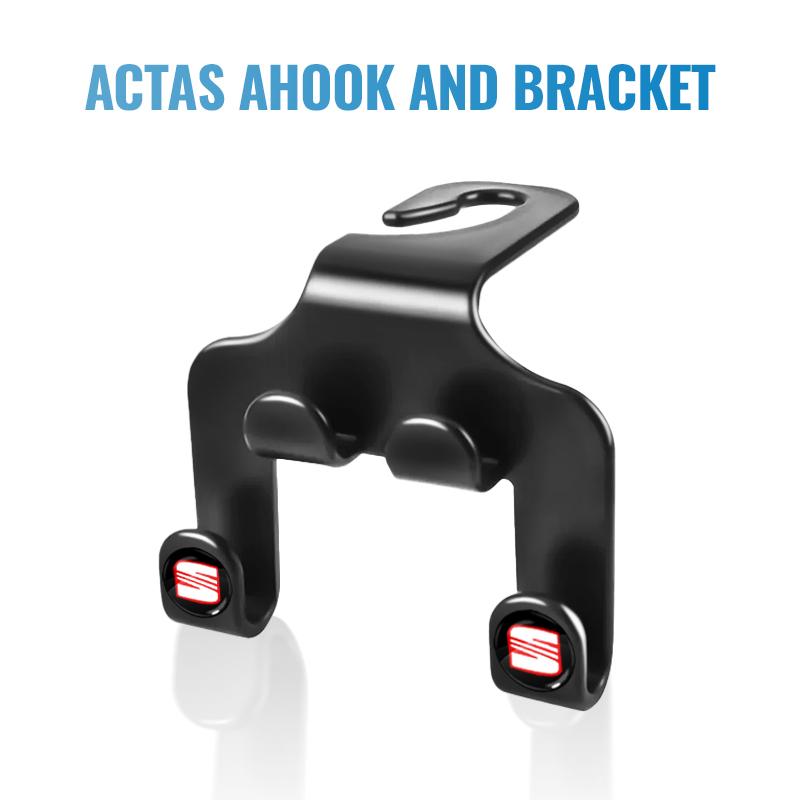 Car Seat Headrest Hook multifunctional Storage Mobile Phone Holder For Seat Leon FR Altea Ibiza Toledo Cordoba Alhambra Arona Ateca Exeo