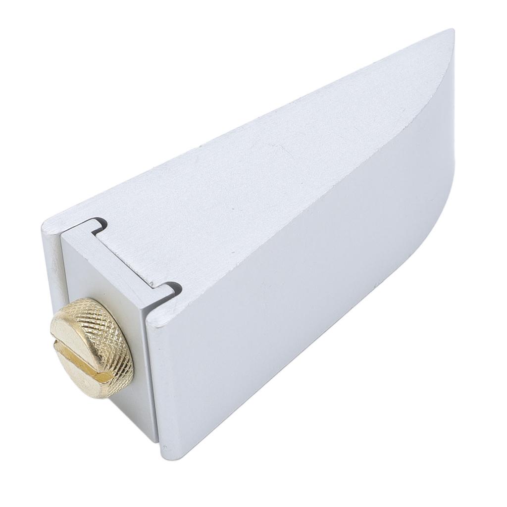 Hand Sanding Paper Kit Wedge Shape Aluminum Alloy Hand Sandpaper Holder with 80 Grit 6mx25mm Paper