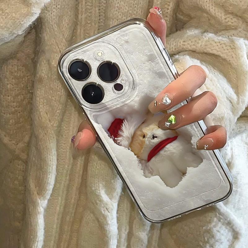 Love Heart Black Cat Lovely Phone Case For Iphone 17 Air 16 16e 17e 15 Plus 14 13 12 11 Pro Max Flexible Protective Soft Cover