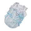 Pet Fairy Dress Cut-out Lace Vest Spring and Summer Dog Clothes Dog Clothes Cat Clothes Halter Top