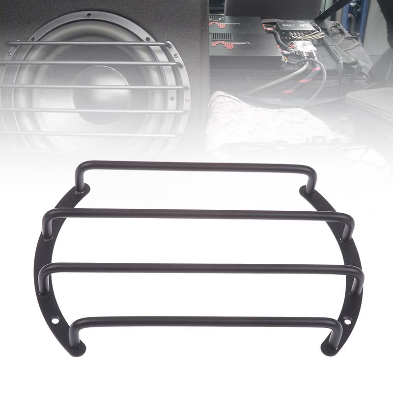 

8Inch Speaker Cover Car Metal Universal Subwoofer Grill Rounded Edges Trim Exquisite Car Audio Modification Protective Bar one size
