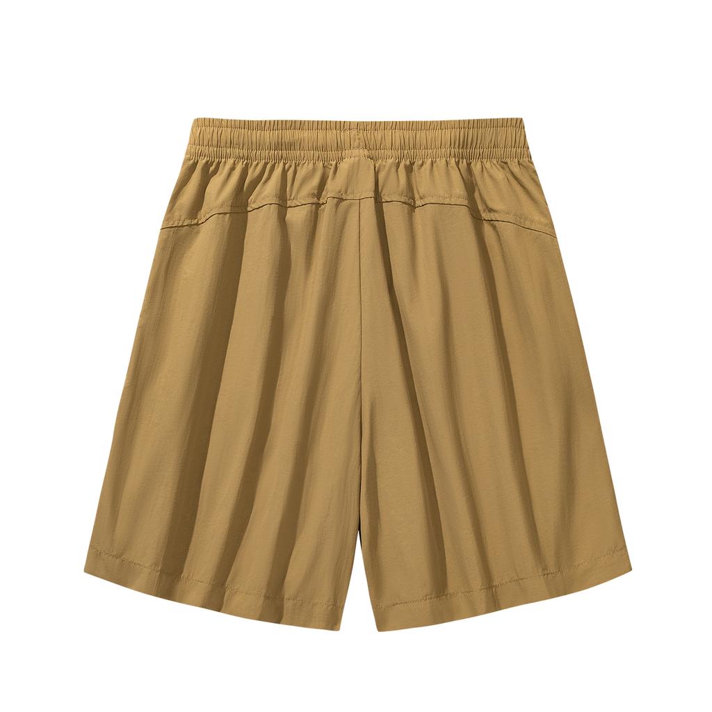 Anta Outdoors Woven Five-Point Shorts Summer Casual Shorts Women bottoms Ancient-Tea-Brown 962626505-8