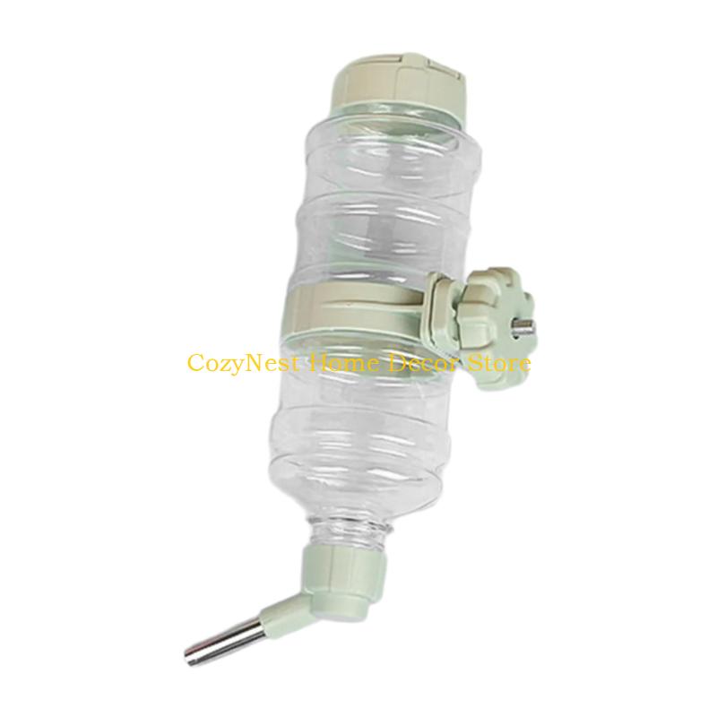92MF Cage Mount Pet Water Dispenser Automatic Drinker Large Capacity Easy To Install