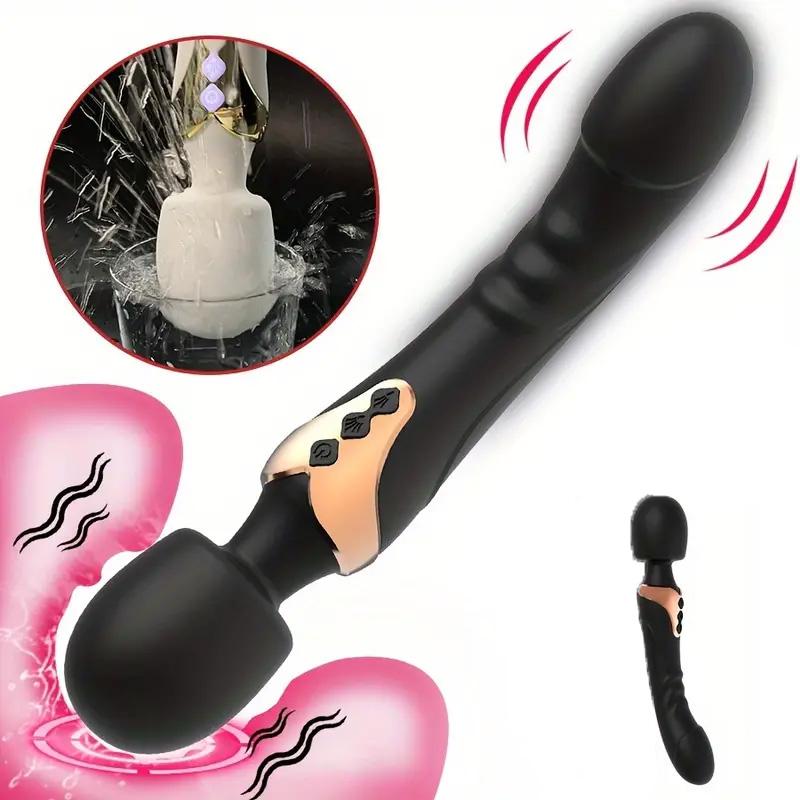 Dual Head Dildo Vibrator with 10 Modes Clitoral Stimulator G-spot Vaginal Massager 2 Vibrating Motors Female Adult Erotic Products