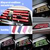 Car Air Conditioner Outlet Decorative Strips Diamond U Shape Clip Rhinestones Grille Sticker Auto Interior Mouldings Accessories