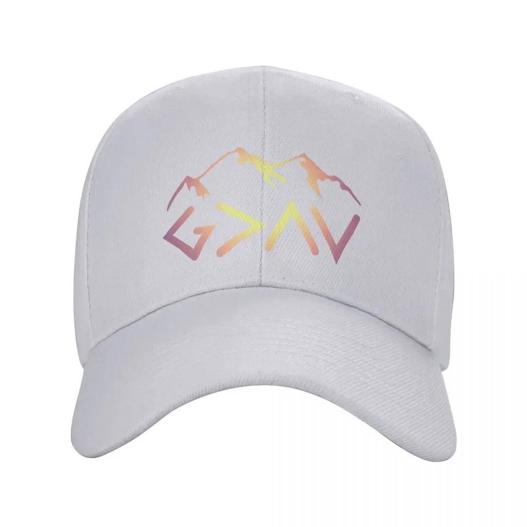 Copy of God is Greater than the Highs and Lows Ups and Downs Gradient Baseball Cap Beach Bag Women Caps Unisexs