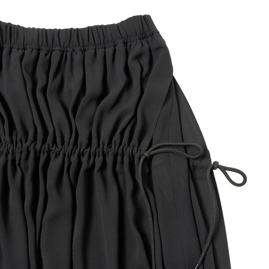 New Onitsuka Tiger Ws Skirt Casual Long Skirt Women's Black 2182B025-001