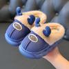 Thick Fleece Cute Antler Slides Waterproof Upper Toddler Cotton Shoes  Holiday Gift