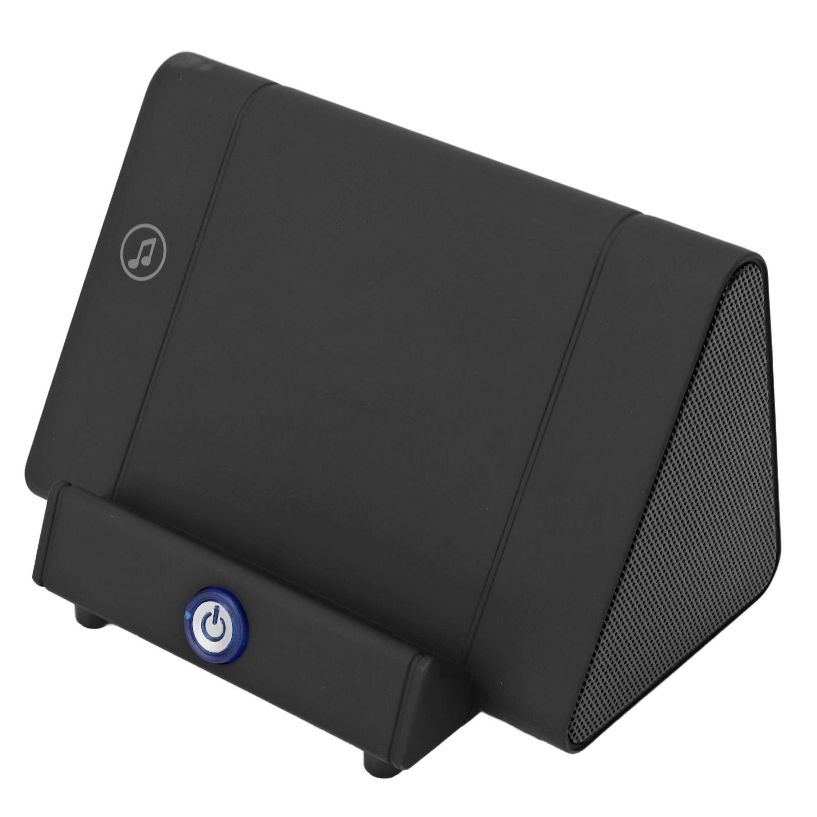 

Подставка для сотового телефона Динамик Индукционный Чистый Звук Перезаряжаемый Портативный Держатель Динамик чёрный