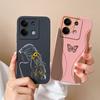 For Xiaomi Redmi Note 13 Pro Plus 5G Case Sweet Girls Cartoons Matte Silicone Coque For Redmi Note13 Pro+ 5G New Design Funda