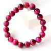 Pink Tiger Eye Tiger Eye Natural Power Inner [GOLD STONE] Bracelet, 10mm, Stone, Stone, Stone, Circumference Approx. 17.5cm