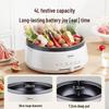 Midea 4L Multi-function Electric Hot Pot with Grill Plate