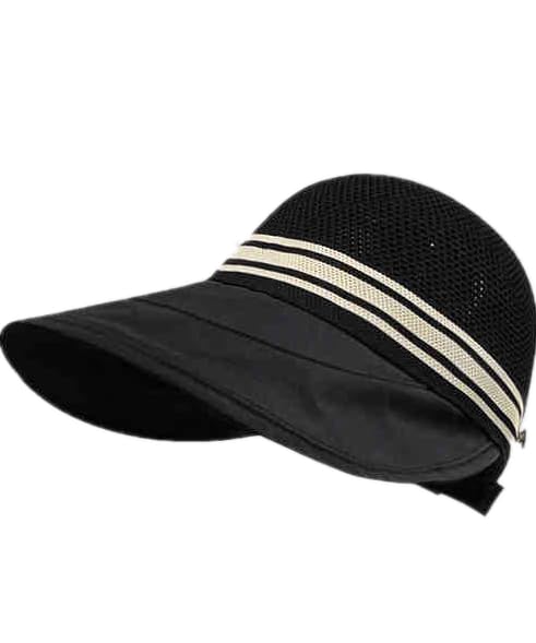 UV Protection Hat with Chin Sun Small Sun UV Sunburn Cool Strap, Foldable, Women's Hat, UPF50+, Face, Hat, Shading, Protection, Prevention,