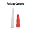 Nozzle 12 Pack Ilicone Sealant Sealable Cap Sealant Scraper Tool