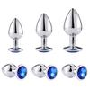 Multi Size Metal Diamond Anal Buttplug Toys for Men Women Couples Anal Expanders Sm Adult Sex Toys Gay Extreme Sex Bdsm Sex
