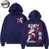 Demon Slayer Tomioka Giyu Hettegensere Menn Kvinner Mote Trykte Sweatshirts Casual Streetwear Hettegenser Genser Sudaderas