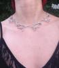 Punk Pagan Inspired Pentagram and Quartz Branches Necklace Gothic Witch Jewelry Goth Statement Pendant Magic Wiccan Gift Women