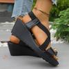 Fashion Shoes Female 2025 Hot Sale Open Toe Women's Sandals Fashion Plus Size Casual Summer New Non-Slip Comfortable Wedge Sandals