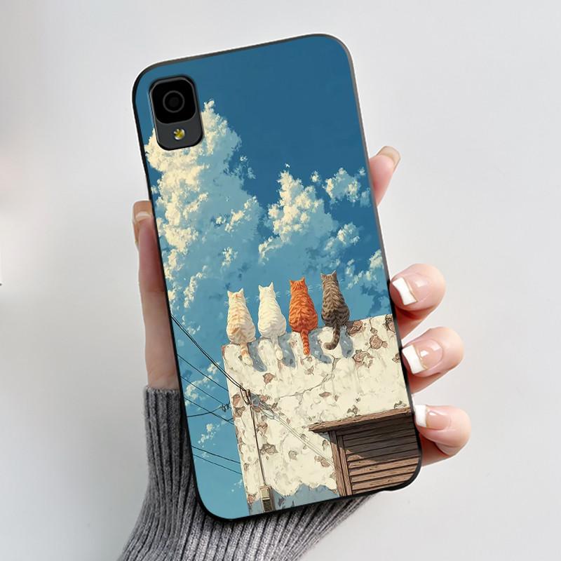 Casing For TCL 30Z 30T 30LE Phone Case Luxury Dragon Cute Cool Boys Girls Black Soft silicone Back Cover For TCL 30 Z T LE Shell