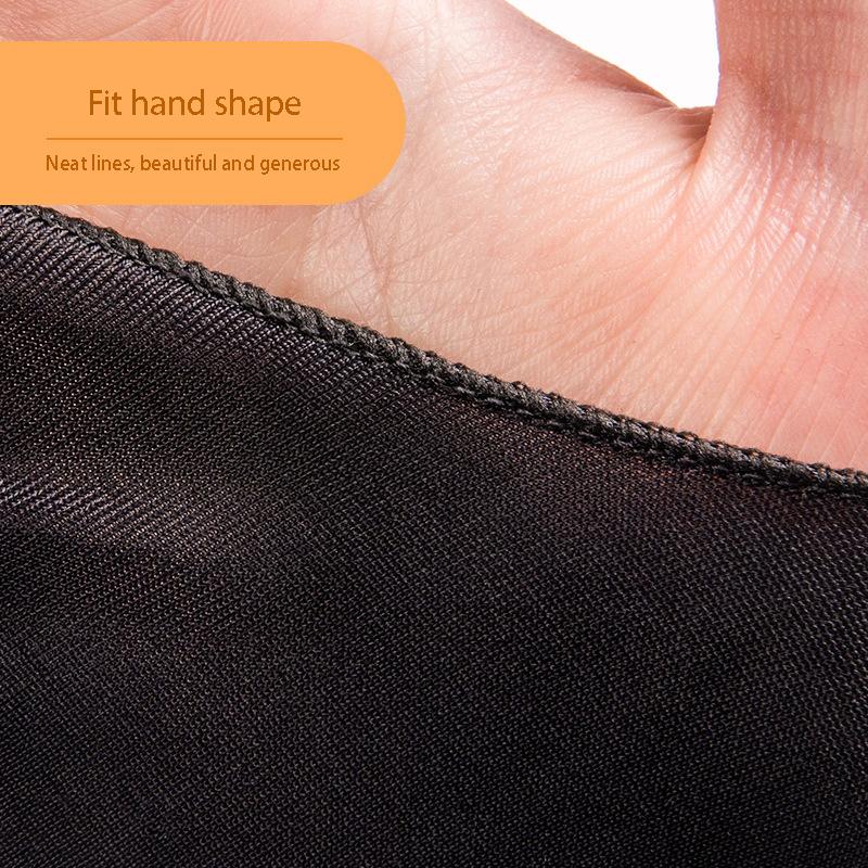 Painting Anti-fouling Gloves Dainayw Black Two-finger Anti-abrasion Professional for Artist Sketch Color Powder Flat Drawing
