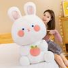 Peach Rabbit Cartoon Plush Toy Stuffed Doll Animal Decoration Cute Gift Kids