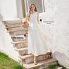 White Moonlight Sleeveless Skirt Set