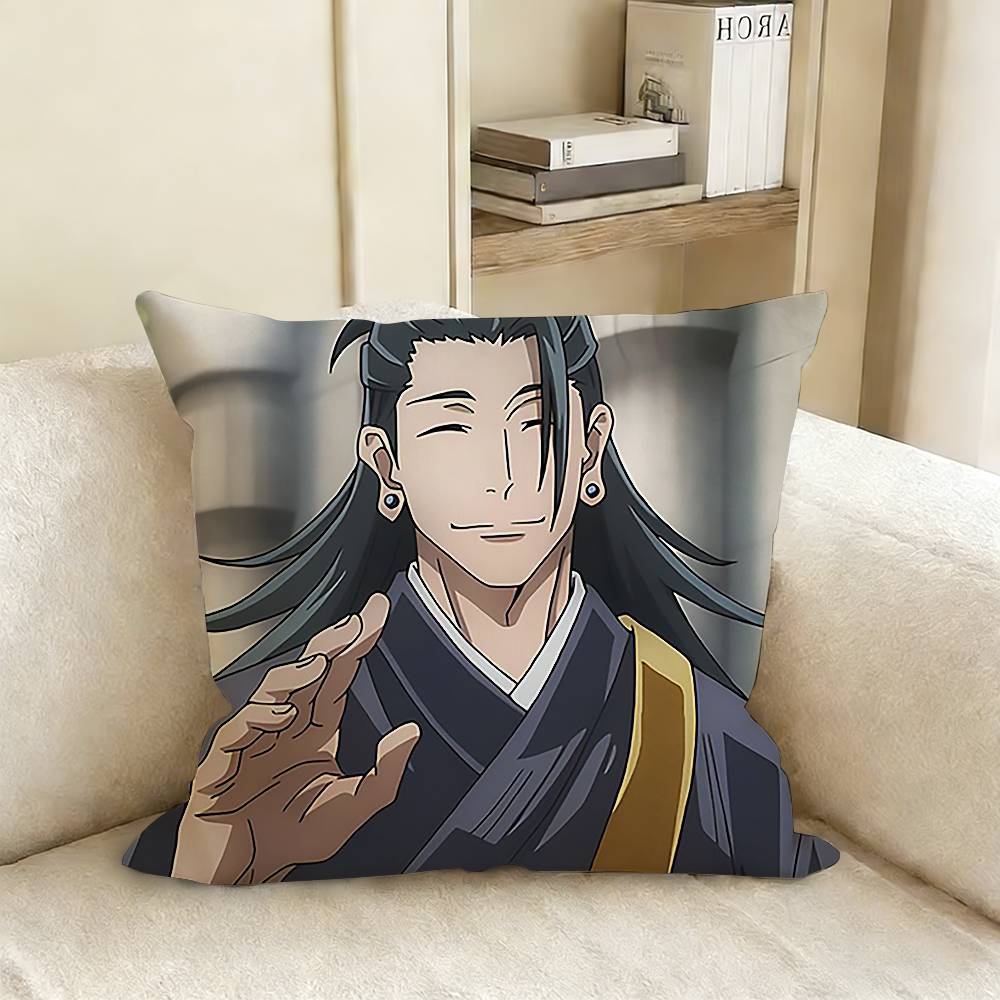 Anime GGeto SSuguru Pillow Case Living Room Sofa Cushion Cover Suitable For Home Bedroom Room Decoration