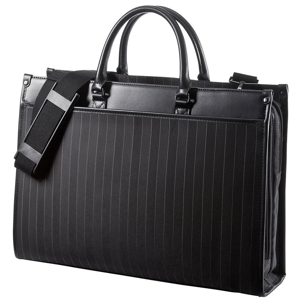 Sanwa Direct Business Bag Double Size Handbag Shoulder Commuting Compatible 200-BAG088