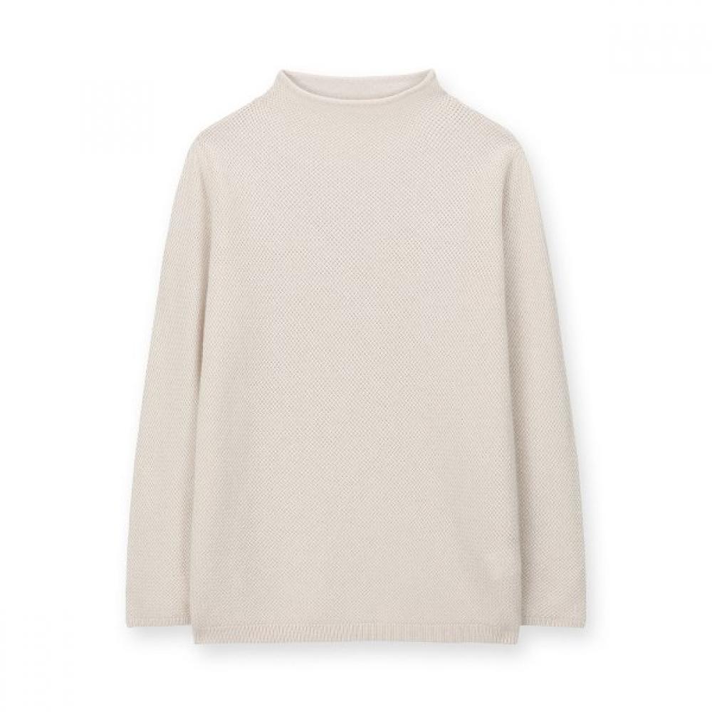 FURINA Cashmere Basket Texture Sweater