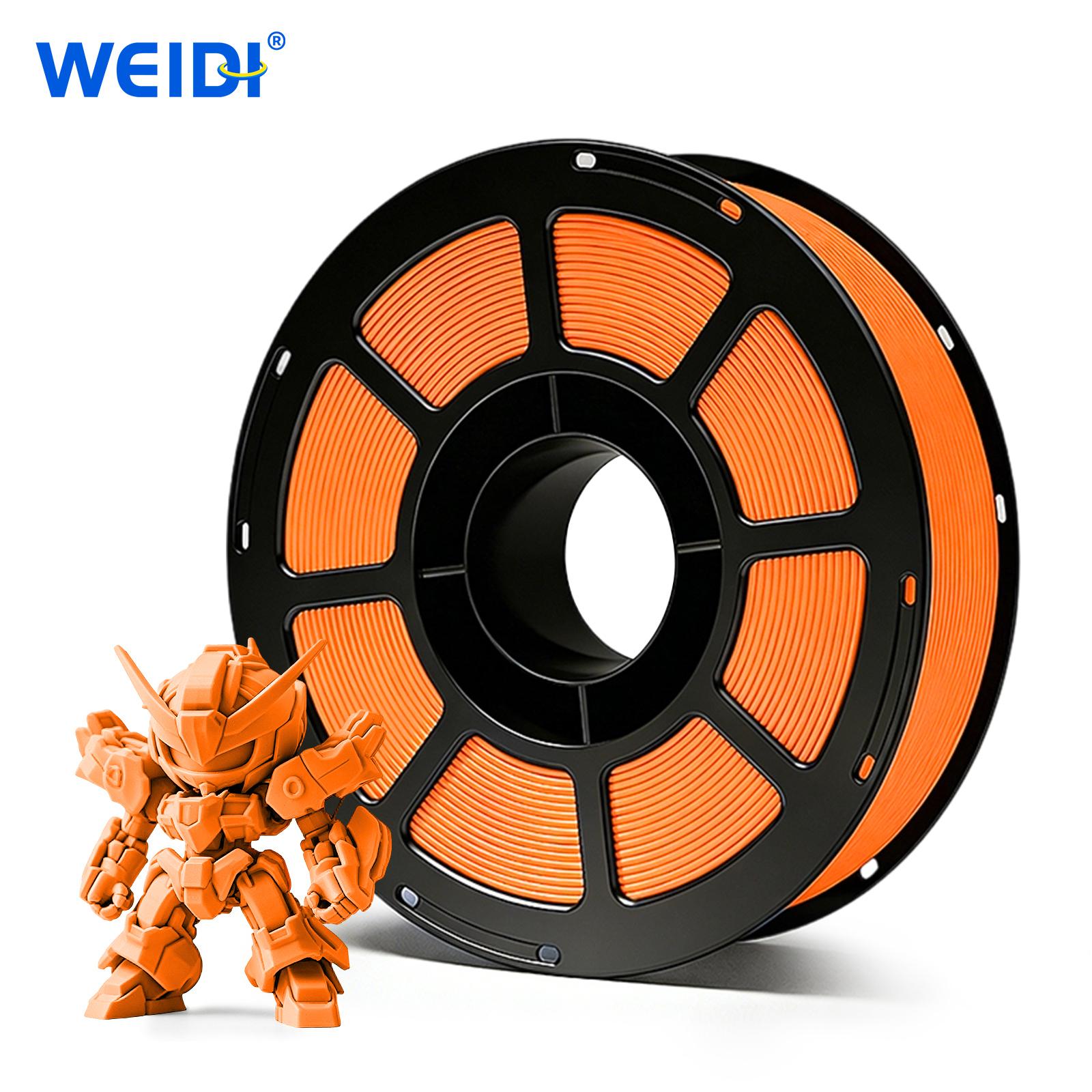 WEIDI 3D Printing Filaments PETG Orange Basic Filaments High-speed Printing Material 1.75mm, Neat Lines 1KG PETG&3D Printing Filaments&PETG оранжевый