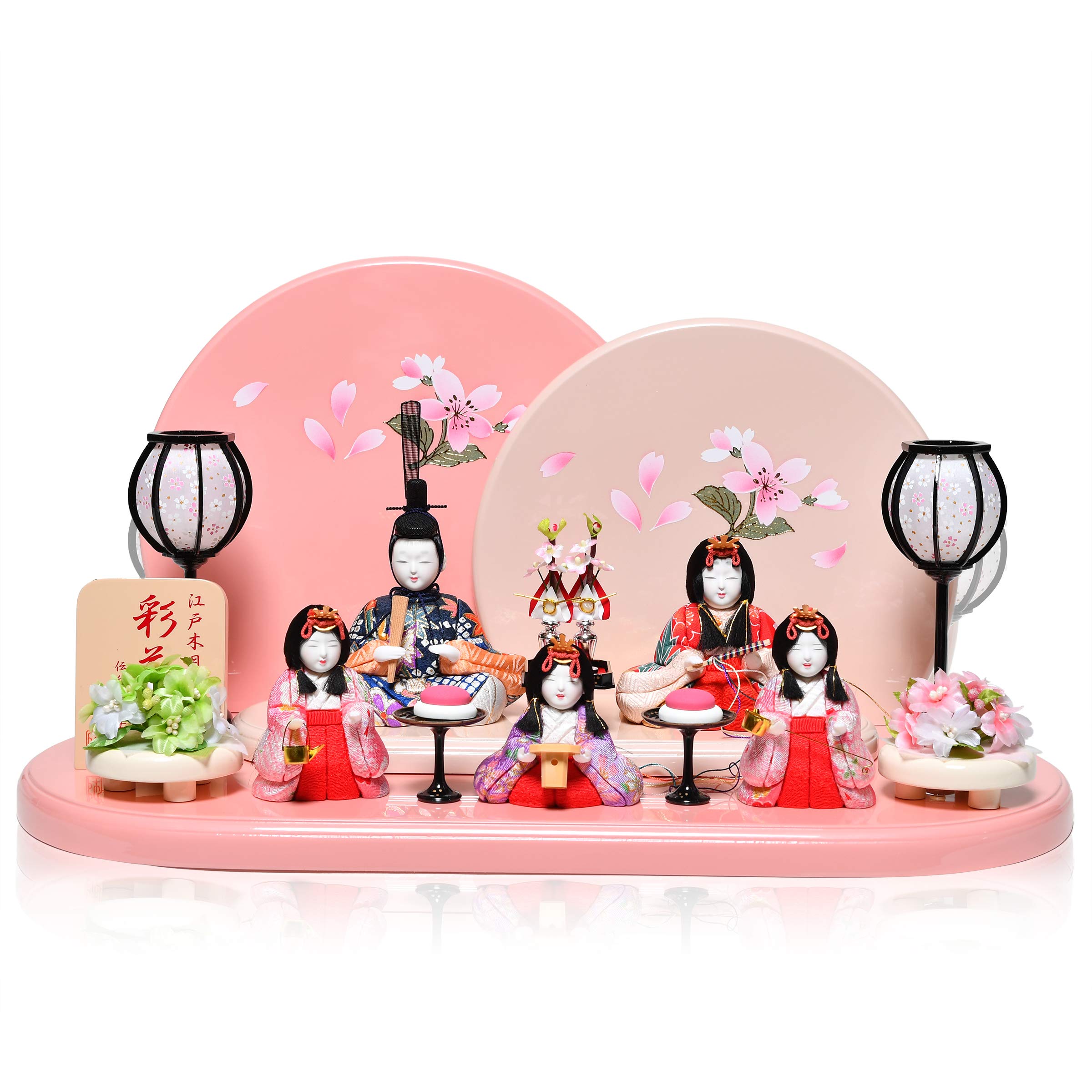 

Ayaka Hina by Terukyu [Edo Kimekomi] [Kimekomi 5-person decoration] 5-person decoration [Kakinuma Toko]