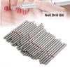 50pcs Cuticle Clean Nail Grinding Heads Nail Polishing Sanding Grinding Heads  Salon Use