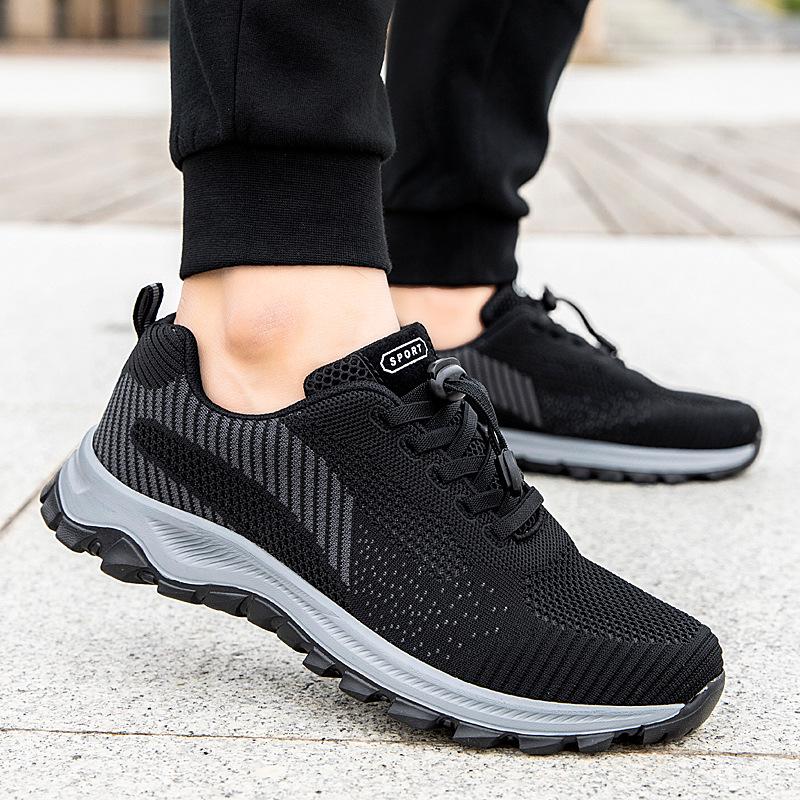 Genuine Mesh Sports Shoes for Middle-Aged Women and Men - Spring/Summer Walking Sneakers