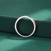 Stylová kolekce Rainbow Square plná zirkonových párových prstenů pro ženy Originální originální šperky Sterling S925 Silver Valentine