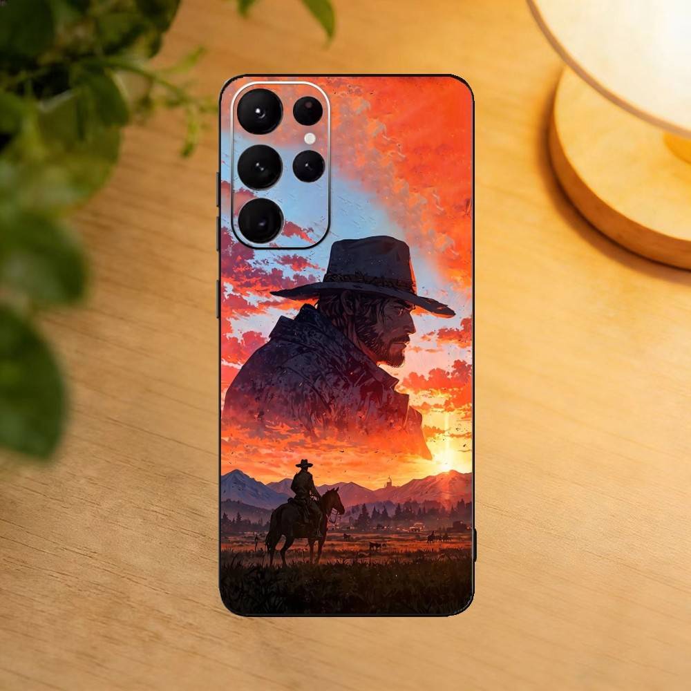 Game Red Dead R-Redemption phone Case For Samsung S25,24,21,22,23,30,Ultra,20,Plus,Fe,Lite,Note Soft Black Cover
