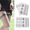 Waterproof  Tattoo Temporary Sticker On Body Leg Transfer Lace Stocking Tattoo