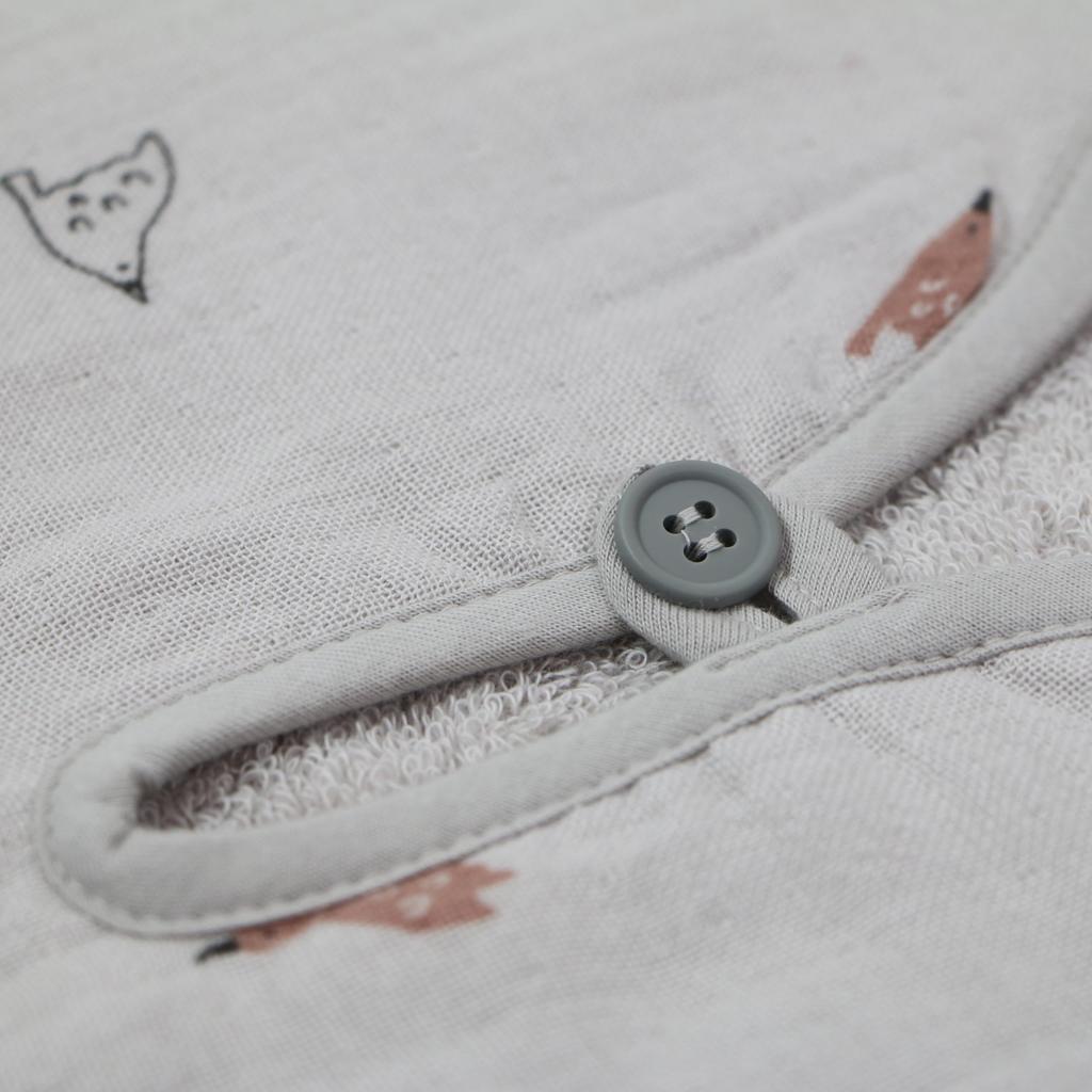 IORI BABY x FORNE Organiczny pajacyk od Imabari Towel Baby (Węgiel drzewny)