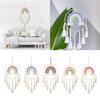 Dormitory Wall Window Handwoven Tassels Sky Rainbow Supplies for Home Office