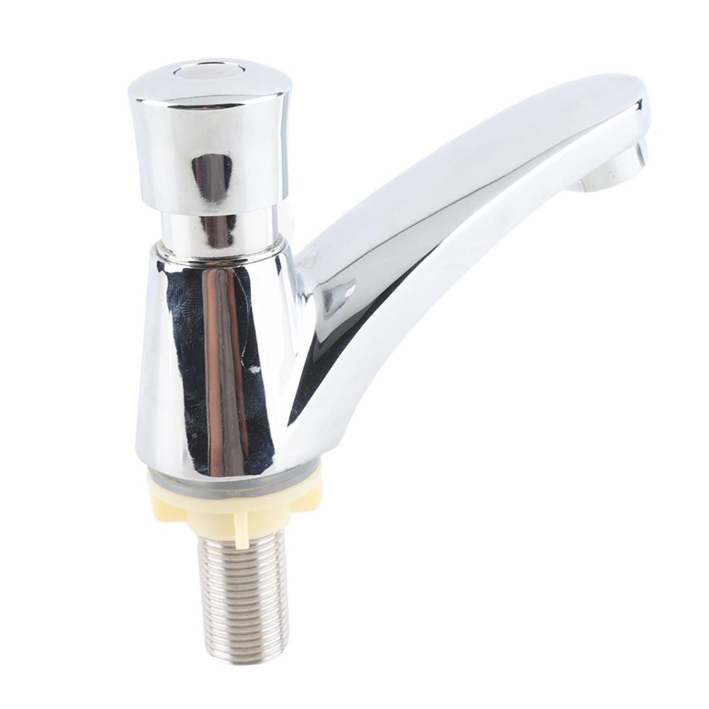 Alloy Faucet Automatic Shut Off Sink Tap Durable Water Tap  Factory