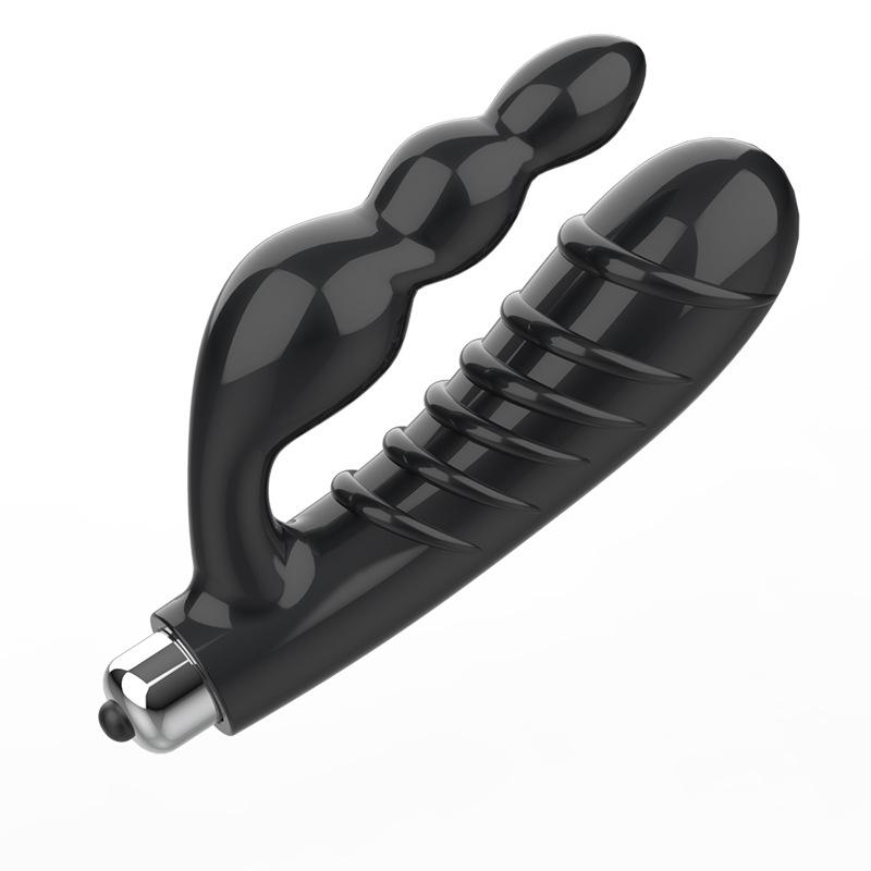Dvouhlavý dildo vibrátor ve tvaru U vibrační anální stimulátor klitorisu masáž prostaty párový vibrátor sexuální hračky pro ženy muže