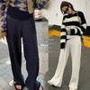 New Summer Pleated High Waist Floor-Length Wide-Leg Pants