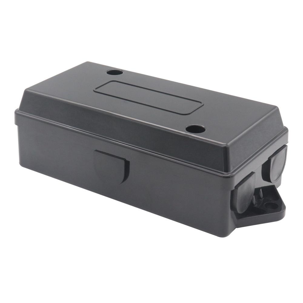 7 Way Electrical Trailer Wire Junction Box Black Fit for RV Camper Connectors