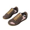 Large size Forrest Gump shoes 2025 new color matching retro German training shoes casual sports shoes flat women's shoes trendy